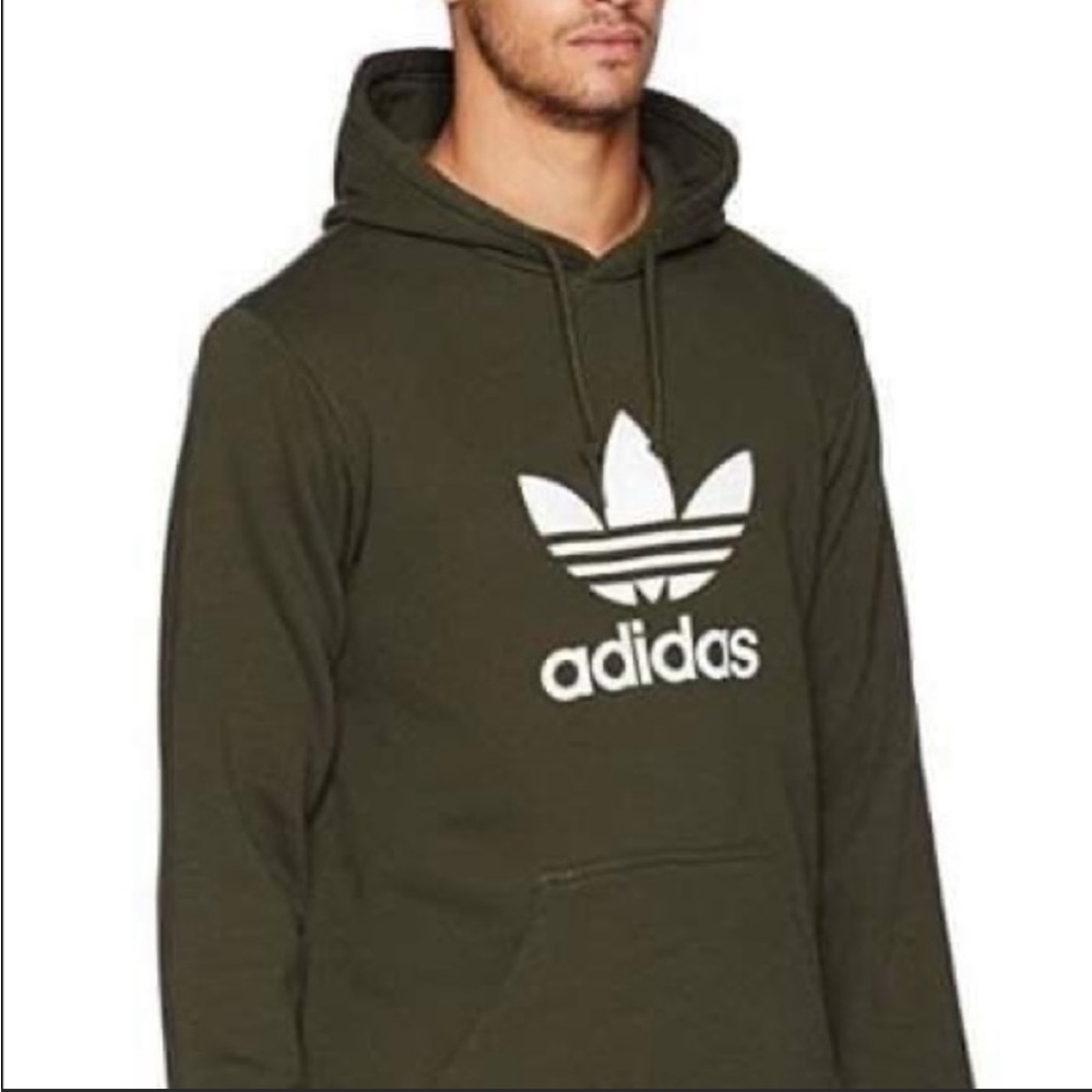 Adidas Original Trefoil Hoodie Green XL